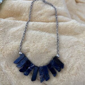Blue Stone Necklace